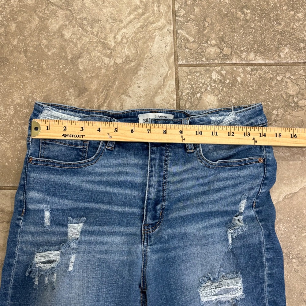 BKE Parker Womens High Rise Ankle Skinny Distressed Jeans Medium Wash Size 28 - Picture 10 of 15